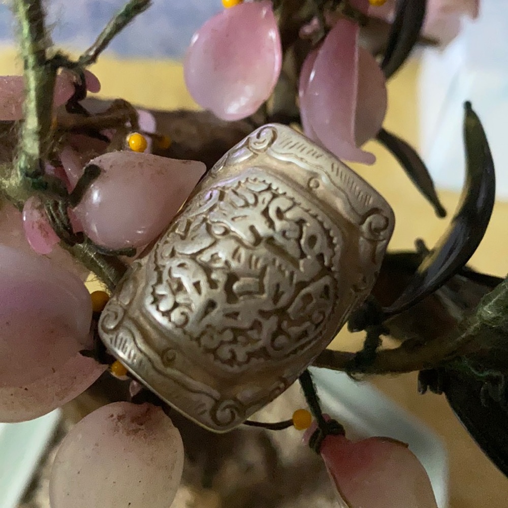 Antique Asian pixiu king ring